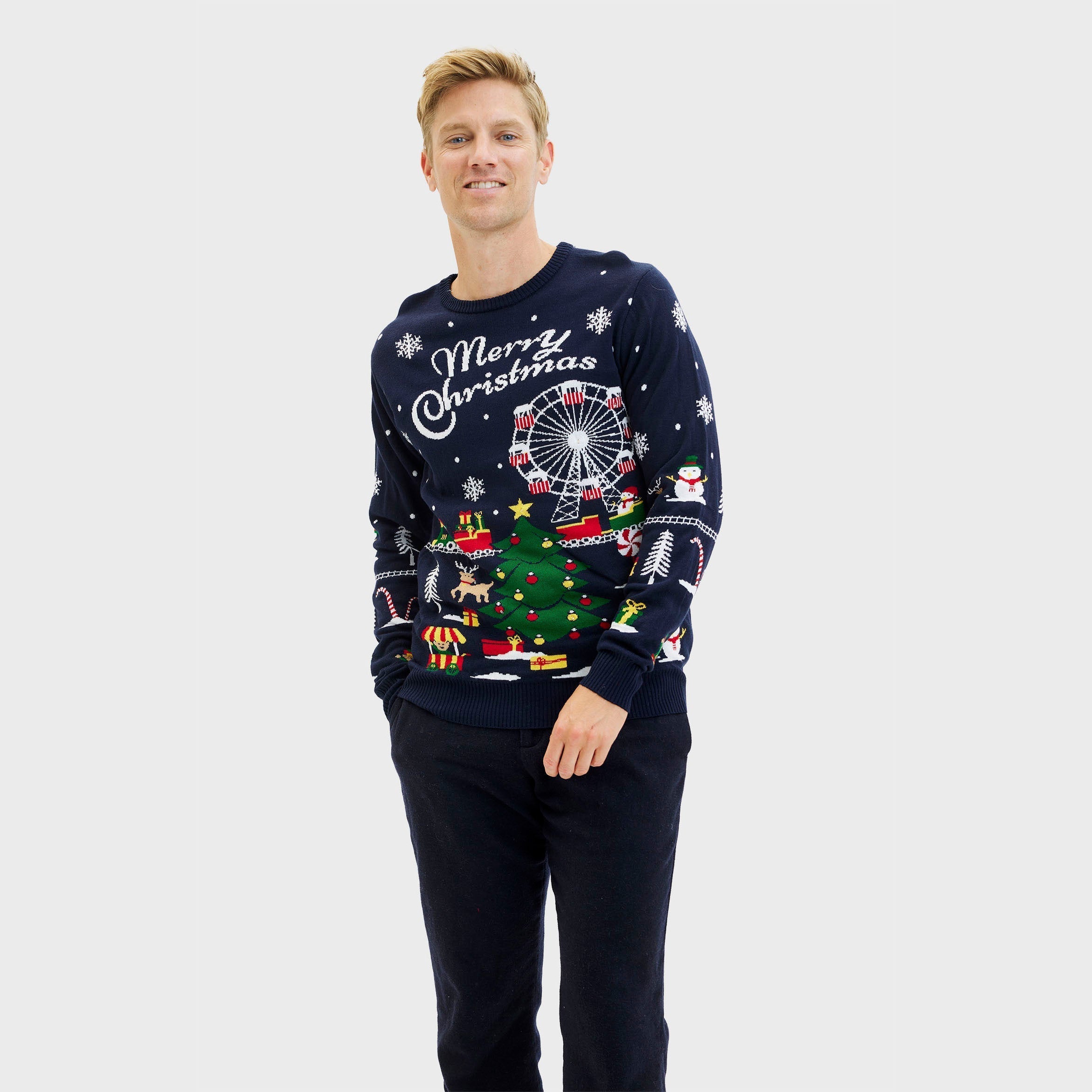 Christmas carnival weihnachtspullover - Herren